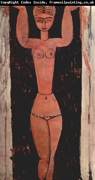 Amedeo Modigliani Stehende Karyatide